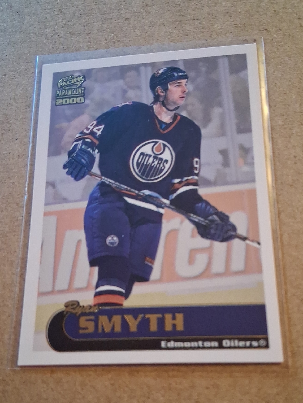 Ryan Smyth Edmonton Oilers NHL Hockey Trading Cards